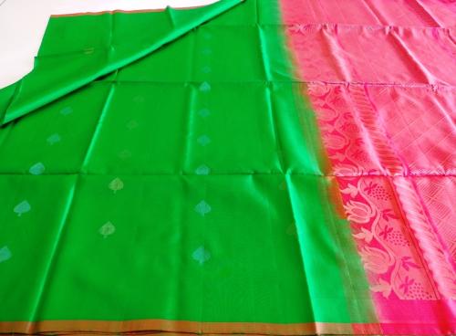 SOFT SILK SAREE WITH BLOUSE