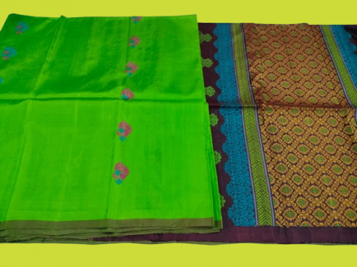 SOFT SILK SAREE WITH BLOUSE