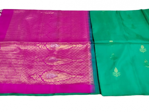 SOFT SILK SAREE WITH BLOUSE