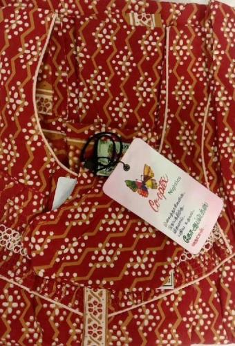 40S X 40S PL PRINTED COTTON NIGHTIES XXL SIZE