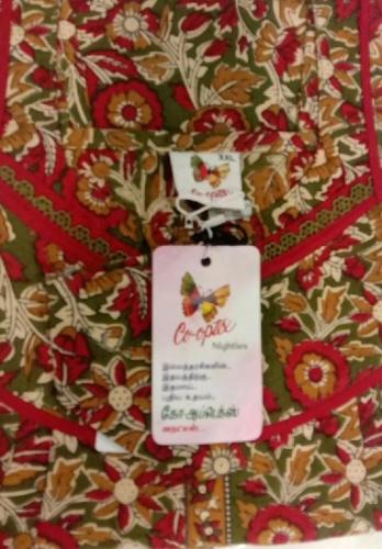 40S X 40S PL PRINTED COTTON NIGHTIES XXL SIZE