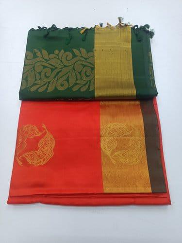 SOFT SILK SAREE WITH BLOUSE