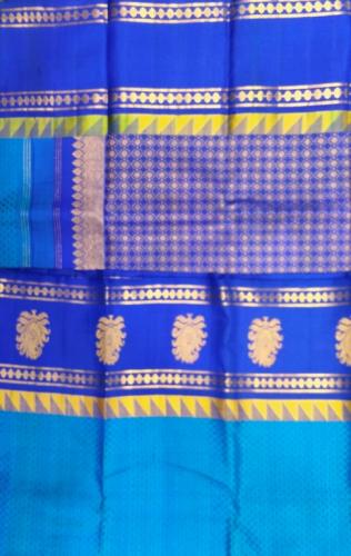 ARNI SILK HALF FINE ZARI SAREE WITH BLOUSE