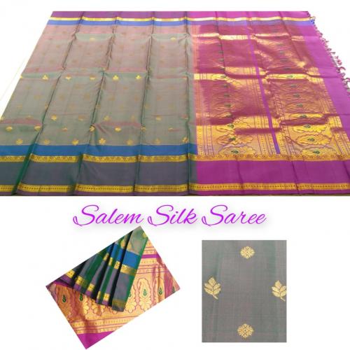 SALEM SILK SAREE WITH BLOUSE
