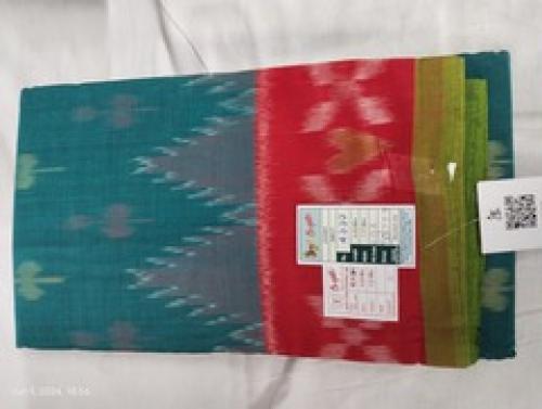 COTTON SAREES MADURAI OUTSTANDING IKAT TIE AND DYEi