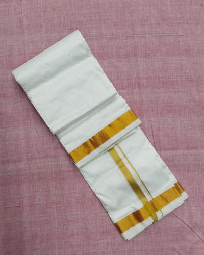 PURE SILK AND HF ZARI DHOTHY