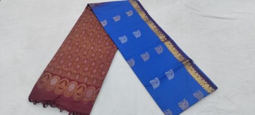 SOFT SILK SAREE WITH BLOUSE