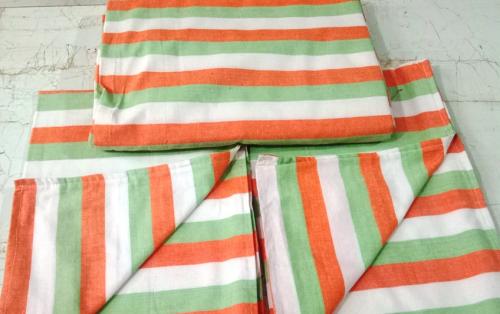 BEDSHEET STRIPE 72X100 2 PILLOW COVER