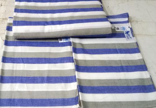 BEDSHEET STRIPE 72X100 2 PILLOW COVER