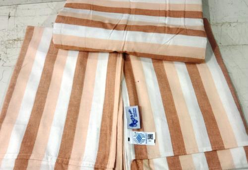 BEDSHEET STRIPE 72X100 2 PILLOW COVER