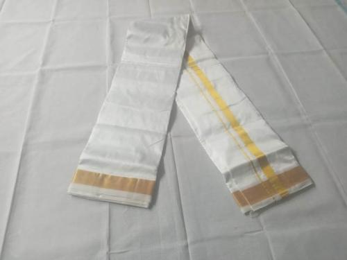 PURE SILK AND HF ZARI DHOTHY