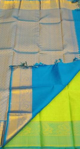 ARNI SILK HALF FINE ZARI SAREE WITH BLOUSE