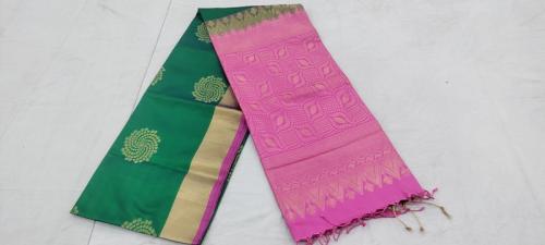 SOFT SILK SAREE WITH BLOUSE