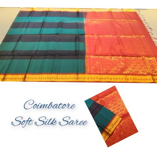 SOFT SILK SAREE WITH BLOUSE