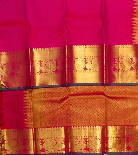 ARNI SILK HALF FINE ZARI SAREE WITH BLOUSE