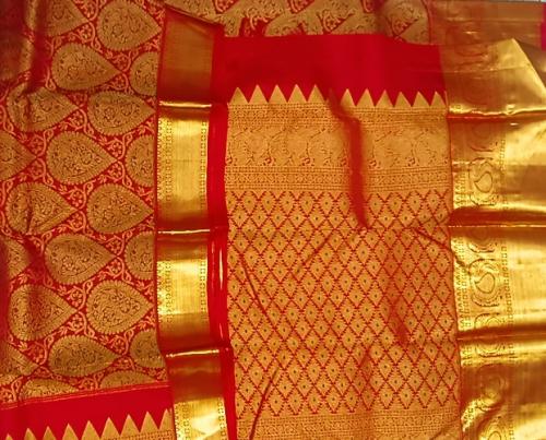 HF ZARI GRAND DESIGNING WEDDING SILK SAREES SSLW