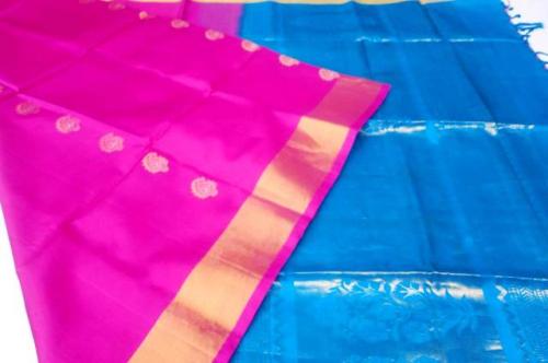 SOFT SILK SAREE WITH BLOUSE