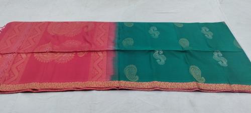 SOFT SILK SAREE WITH BLOUSE