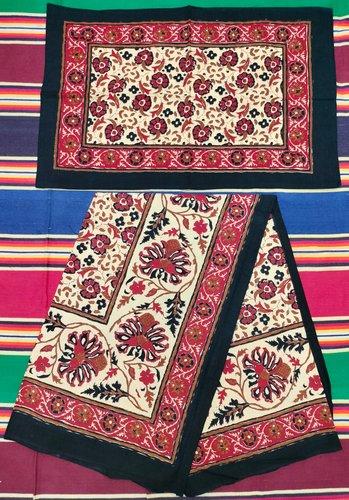 BEDSHEET JAIPUR PRINTED 50X90 1 PILLOW COVER