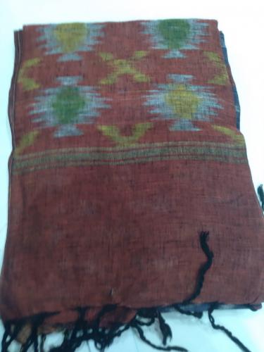 PL LINEN SALEM SAREE WITH BLOUSE