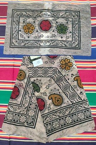 BEDSHEET MEERUT PRINTED 50X90 1 PILLOW COVER