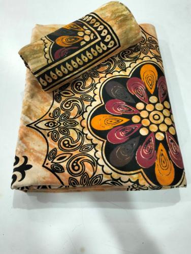 BEDSHEET MEERUT PRINTED 90X108 2 PILLOW COVER