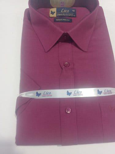 PL COTTONX LINEN DYED READYMADE SHIRT 42 HS
