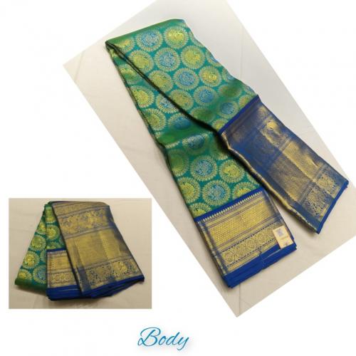 ARNI SILK HALF FINE ZARI SAREE WITH BLOUSE
