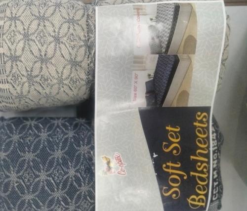 BEDSHEET ERODE JACQUARD PILLOW SET