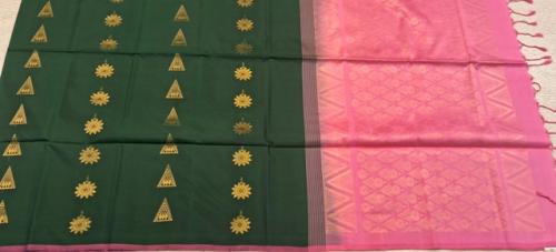 SOFT SILK SAREE WITH BLOUSE