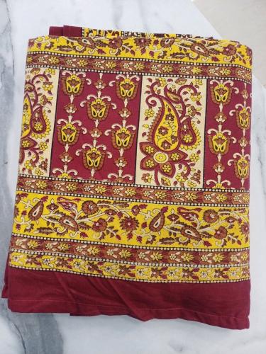 BEDSHEET JAIPUR PRINTED 90X108 2 PILLOW COVER