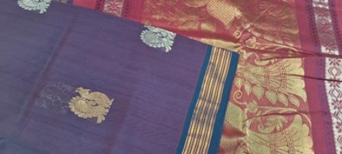 MANAMEDU COTTON SAREES WITH BLOUSE