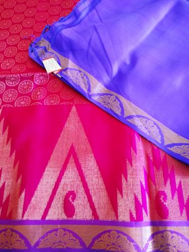 SOFT SILK SAREE WITH BLOUSE