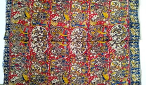 KALAMKARI PRINTED COTTON SAREE
