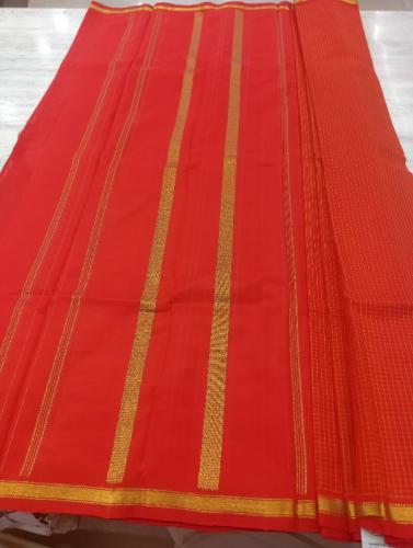 ARNI SILK HALF FINE ZARI SAREE WITH BLOUSE
