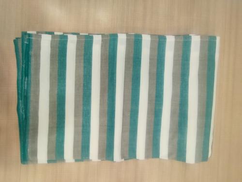 BEDSHEET STRIPE 90X108 2 PILLOW COVER