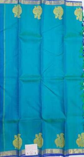 ARNI SILK HALF FINE ZARI SAREE WITH BLOUSE