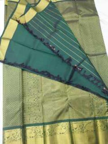 ARNI SILK HALF FINE ZARI SAREE WITH BLOUSE