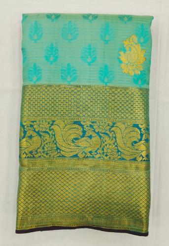 ARNI SILK HALF FINE ZARI SAREE WITH BLOUSE