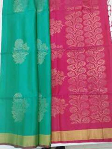 SOFT SILK SAREE WITH BLOUSE