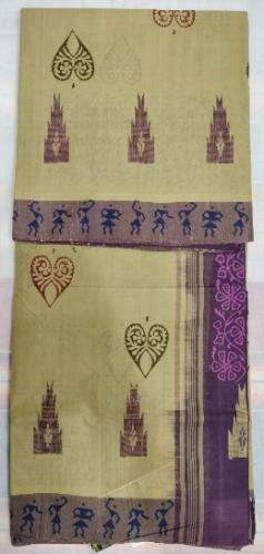 SALEM BLOCK PRINT COTTON SAREES
