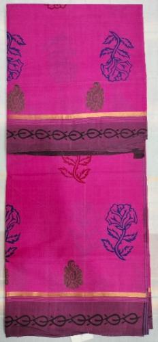 SALEM BLOCK PRINT COTTON SAREES