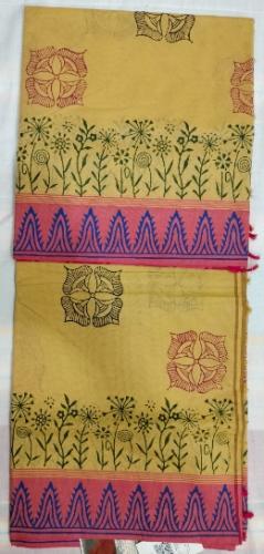 SALEM BLOCK PRINT COTTON SAREES