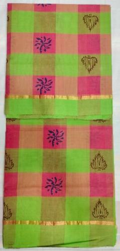 SALEM BLOCK PRINT COTTON SAREES