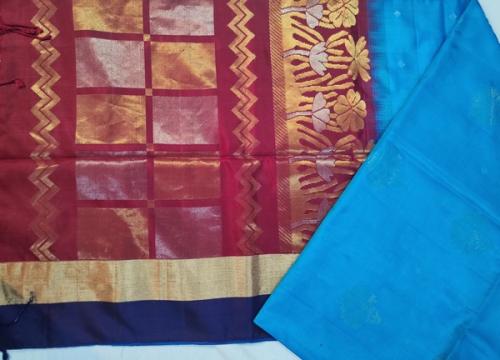 SOFT SILK SAREE WITH BLOUSE