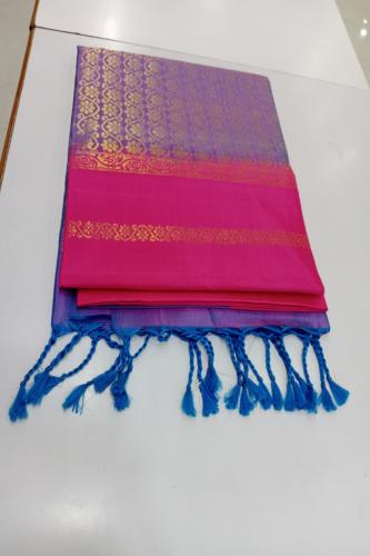 SOFT SILK SAREE WITH BLOUSE