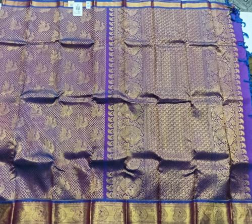 ARNI SILK HALF FINE ZARI SAREE WITH BLOUSE