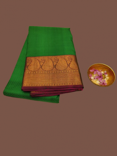 ARNI SILK HALF FINE ZARI SAREE WITH BLOUSE