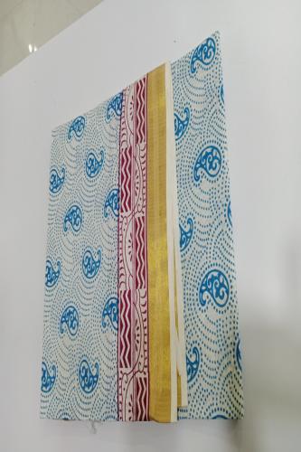 PL Saree Kerala Hand Block Printing