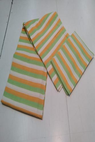 BEDSHEET STRIPE 90X108 2 PILLOW COVER